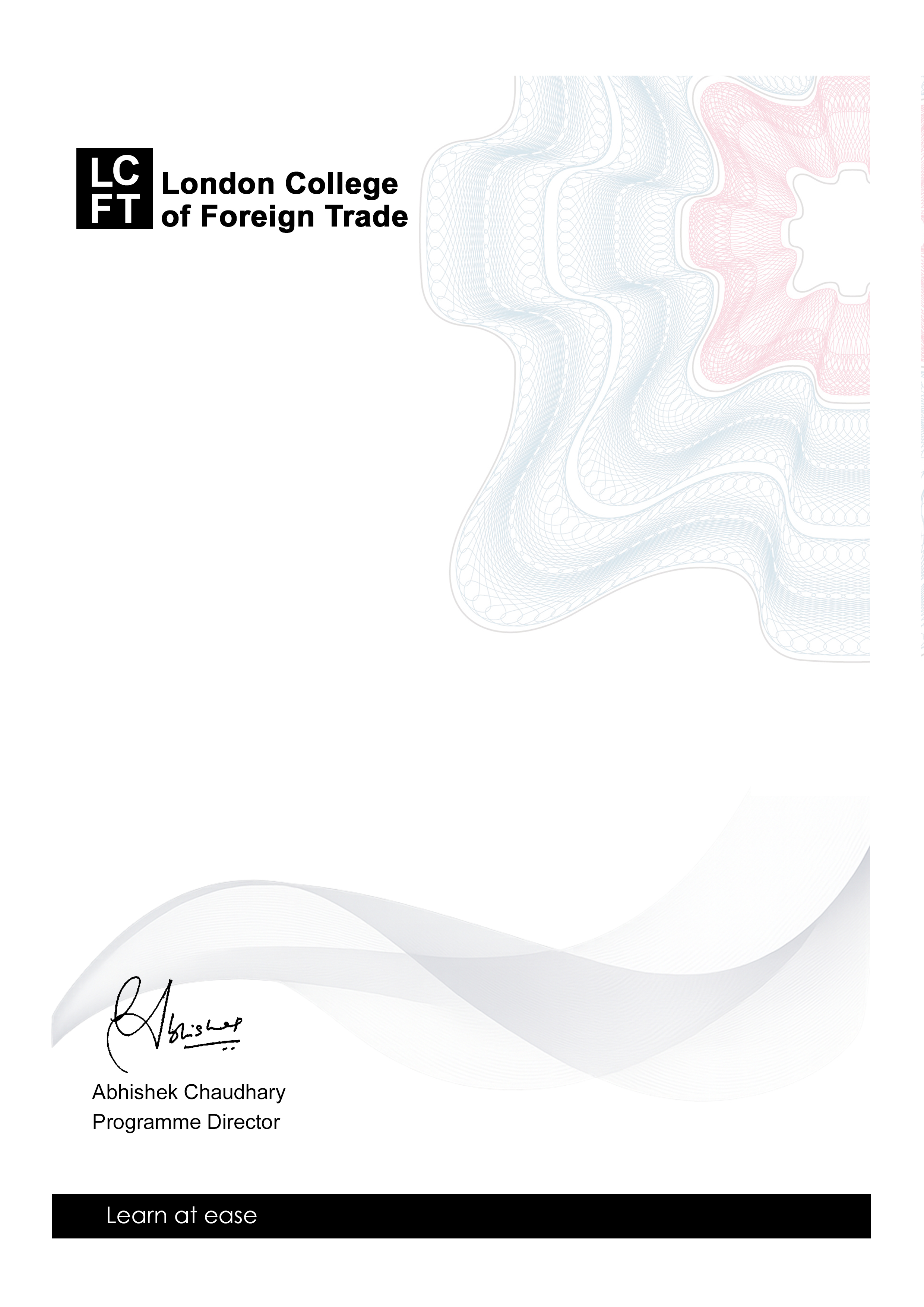 Sample Certificate Background